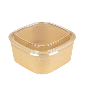 square kraft paper bowl